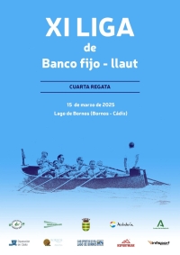 El sábado 15 de marzo el pantano de Bornos acogerá la cuarta regata de la XI Liga Andaluza de remo en banco fijo llaut, Trofeo Diputación de Cádiz